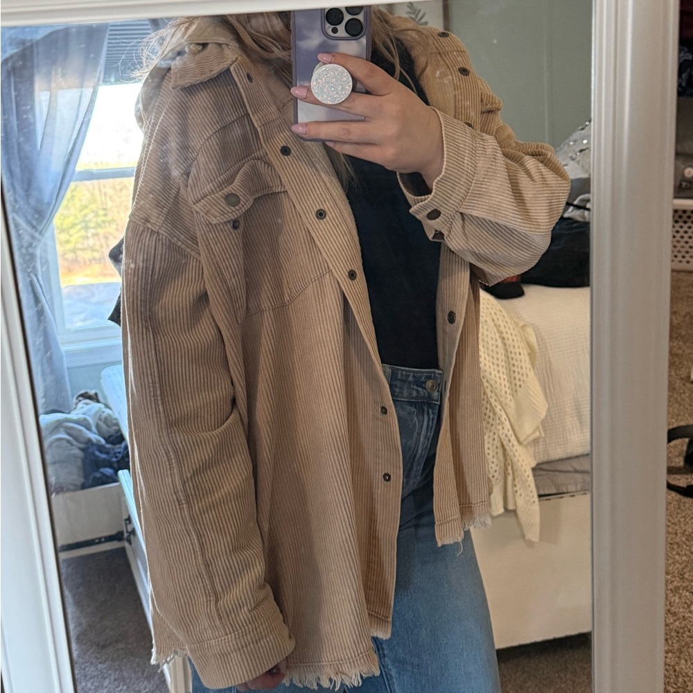 Women's Tan Corduroy Jacket XXL $20